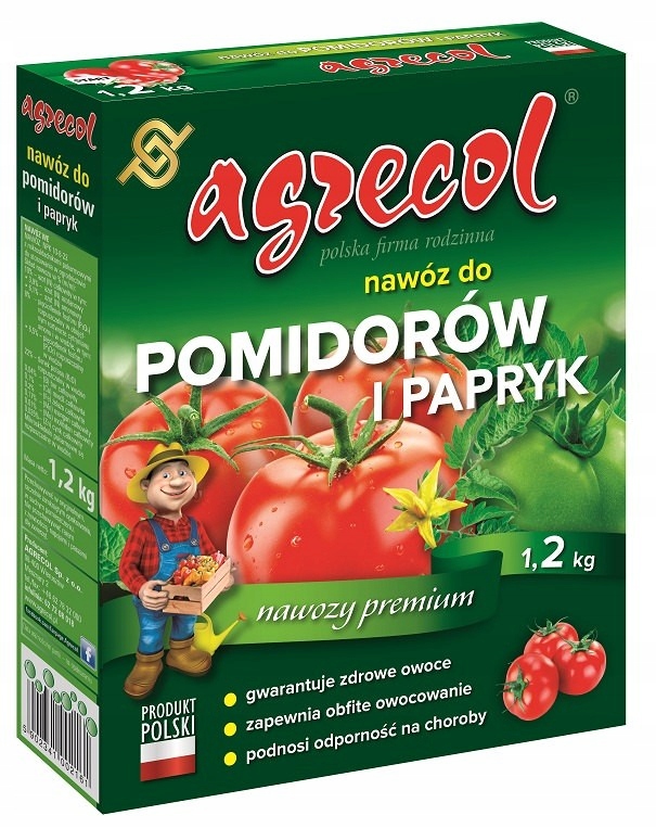 

Nawóz do pomidorów i papryki 1,2 kg Agrecol