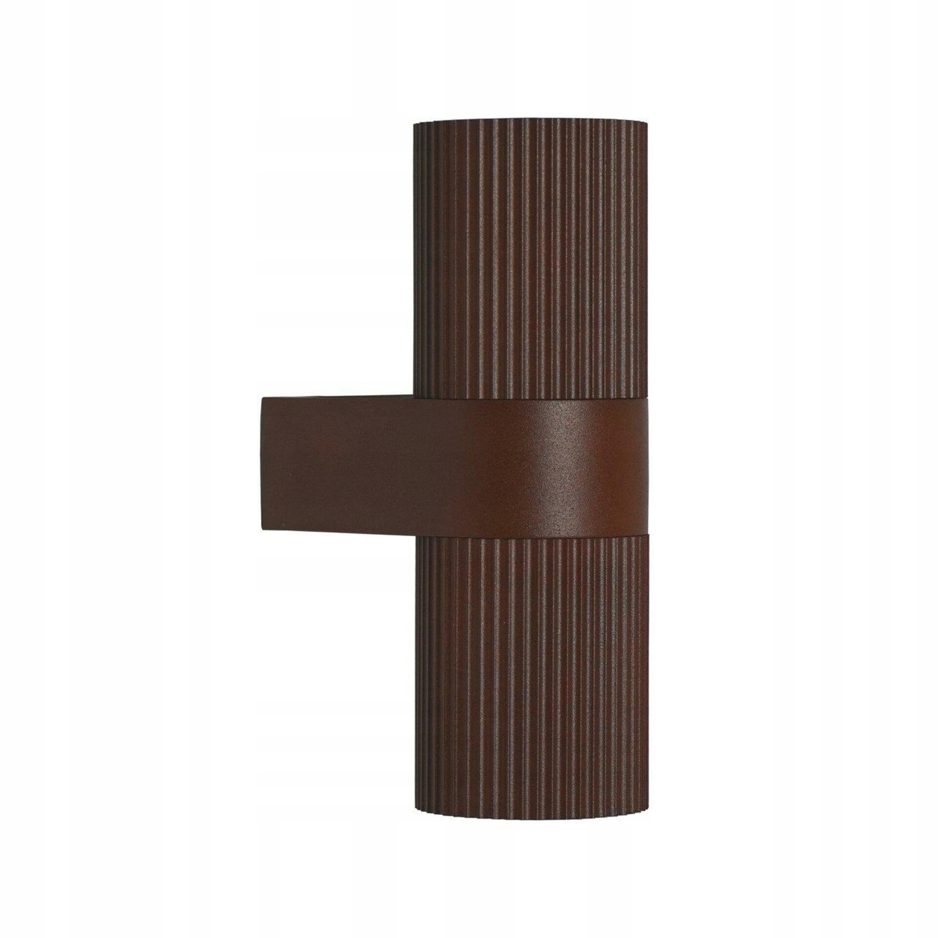 Nordlux Kyklop Ripple vonkajšie nástenné svietidlo hrdzavé GU10 IP54 25,4 cm