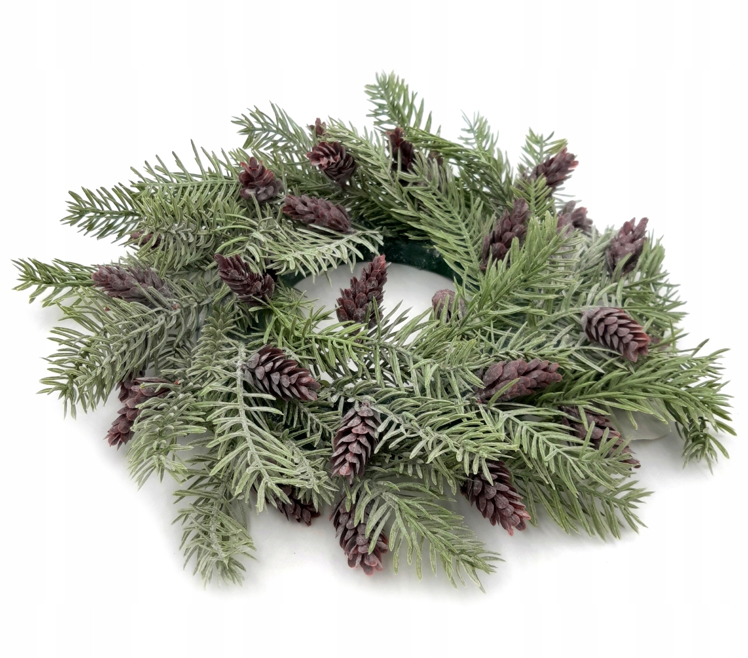 STROIK ŚWIĄTECZNY WIENIEC Z SZYSZKAMI 35 cm Marka inna