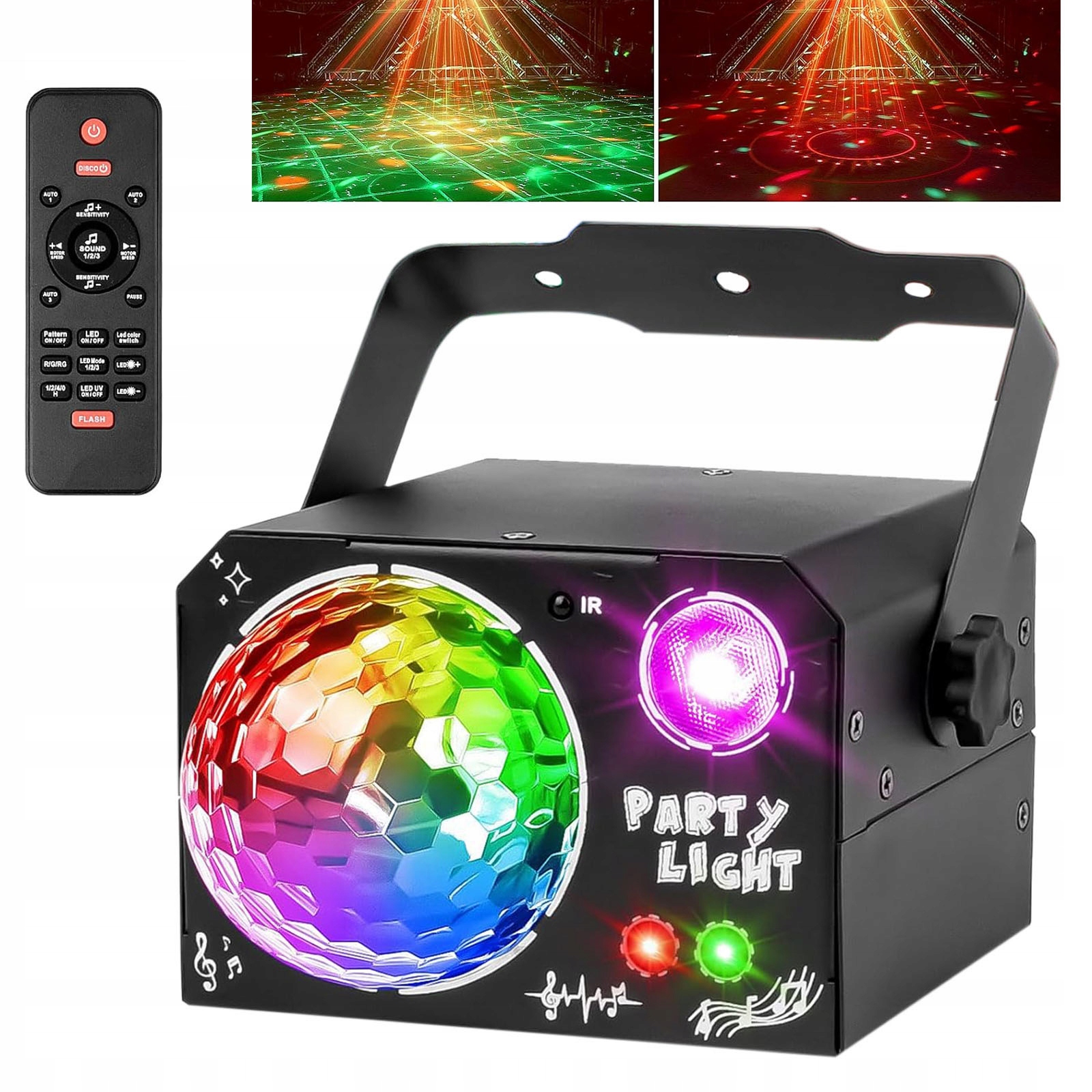 4V1 Disco Dj Party Projektor Scénické Osvětlení Led Rgb Uv