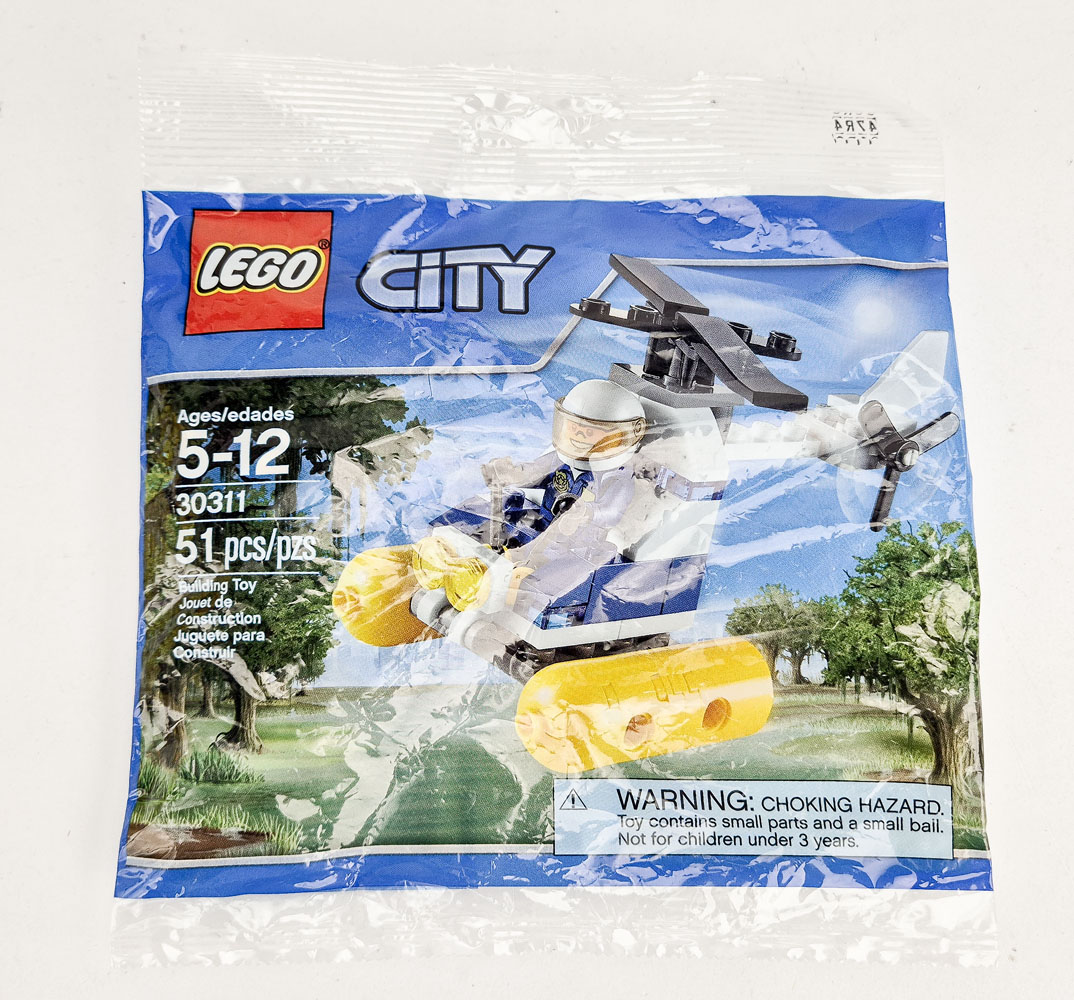 Lego 30311 City Helikopter policji z bagien Polybag