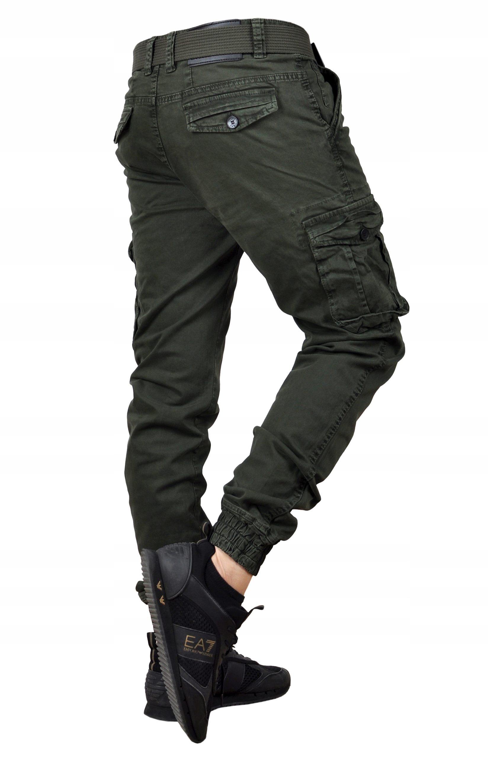 it1942 roz. 33 Spodnie ze Ściągaczami JOGGERY BOJÓWKI PASEK GRATIS Materiał dominujący bawełna