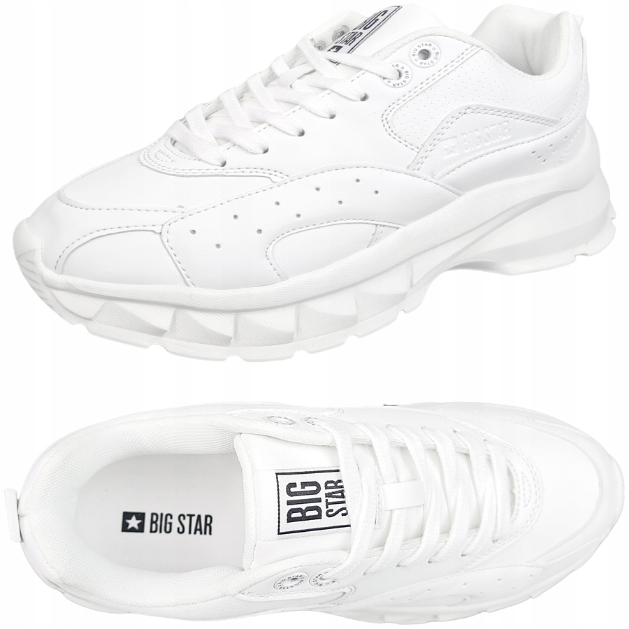

Big Star buty damskie białe ekoskóra II274286 36