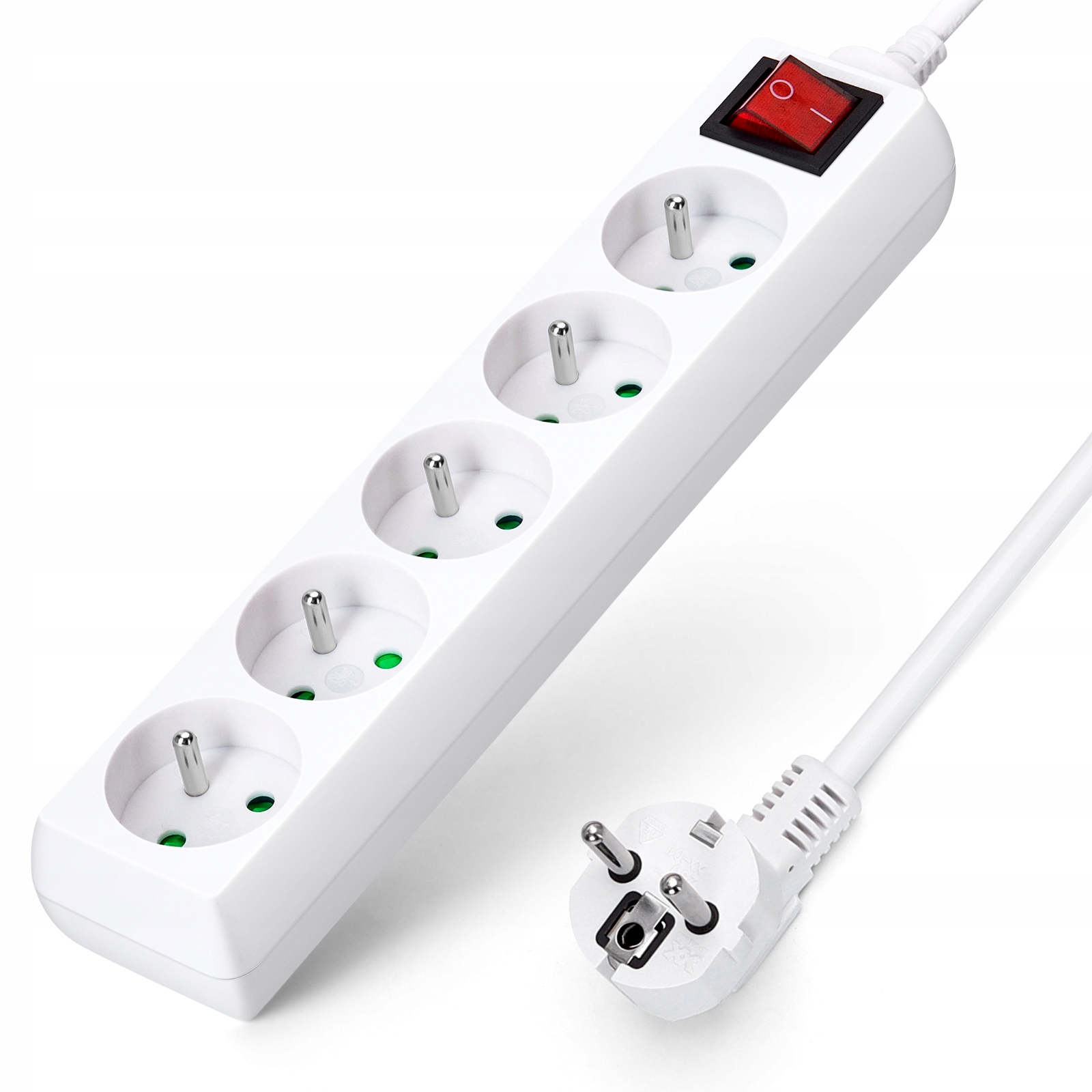 PRZEDŁUŻACZ LISTWA ZASILAJĄCA 5 GNIAZDA 1.5M