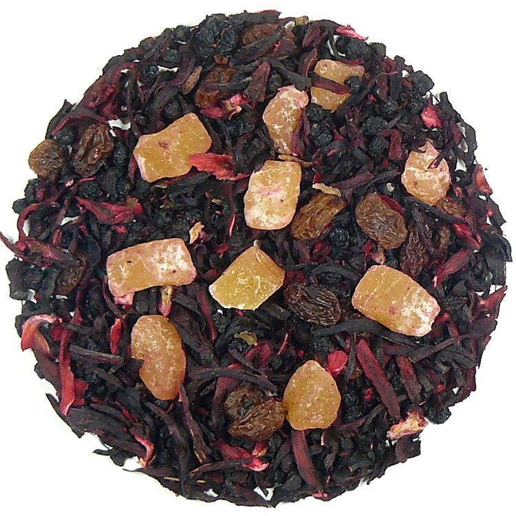 Levně Čaj Ovocný Višeň Rum Ibišek rozinky 1 kg