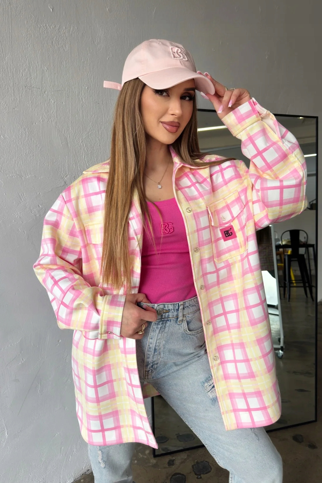 Čepice unisex Bg Fufu světle růžová Unisize