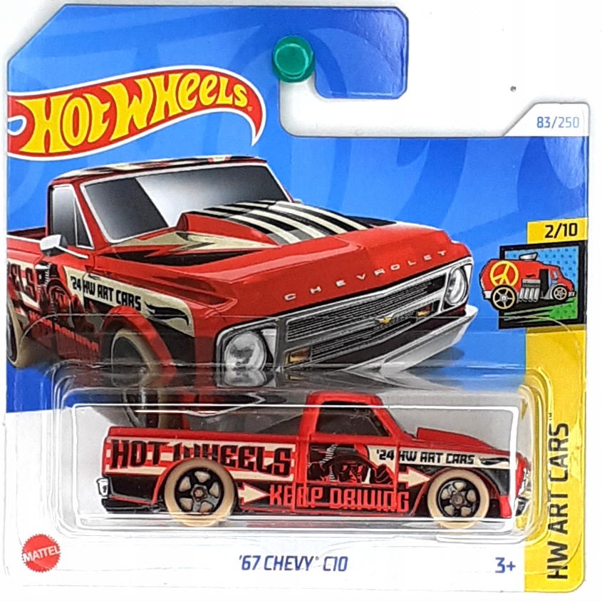 HOT WHEELS '67 CHEVY C10 HW ART CARS NOWY 2024 16642442207 Allegro.pl