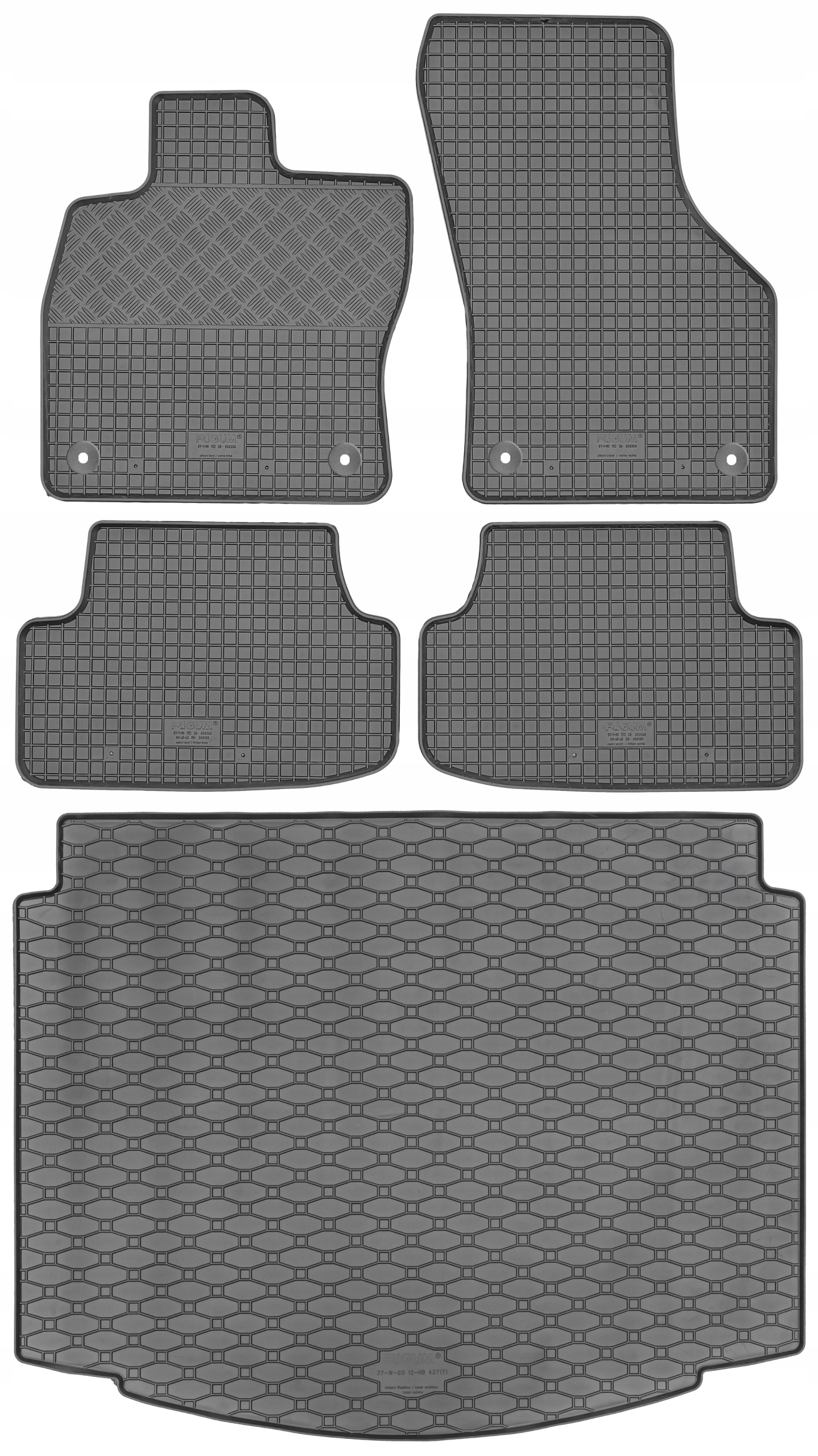 Volkswagen Golf VII Hb 2012-2019 Podložka do kufra koberčeky