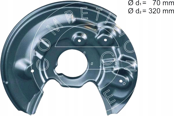 OSŁONA TARCZY HAM.TYLNA LEWA AIC Producent części AIC