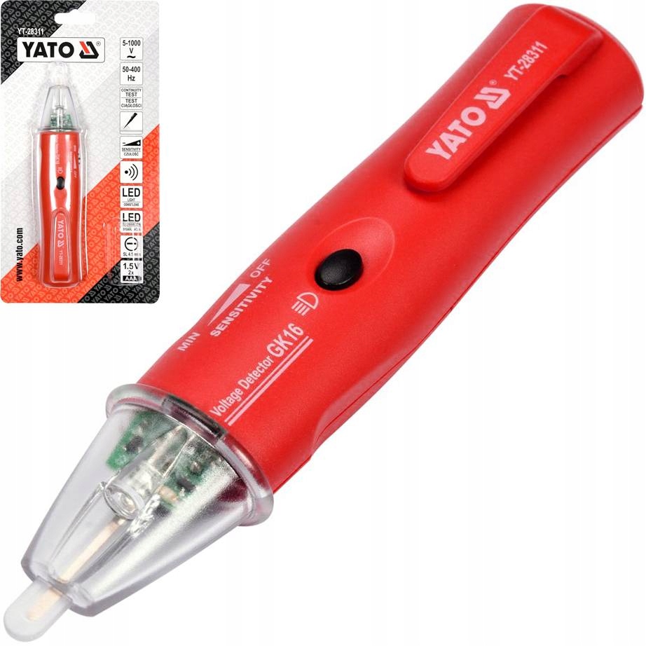 

Yato Tester Napięcia Indukcyjny Napięć Led 5-1000V