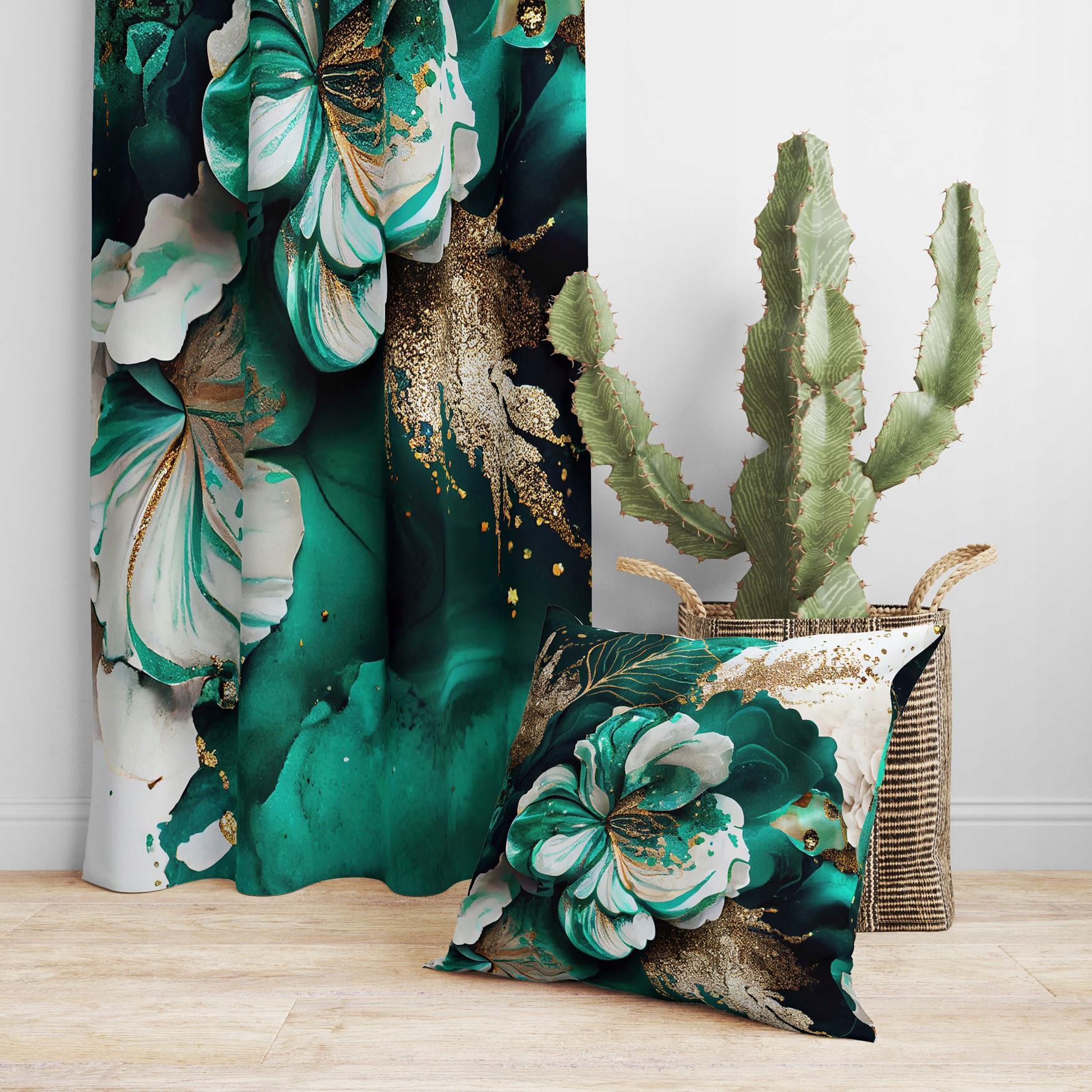 POSZEWKA NA PODUSZKĘ DEKORACYJNA 40x40 JASIEK 174 Materiał poliester