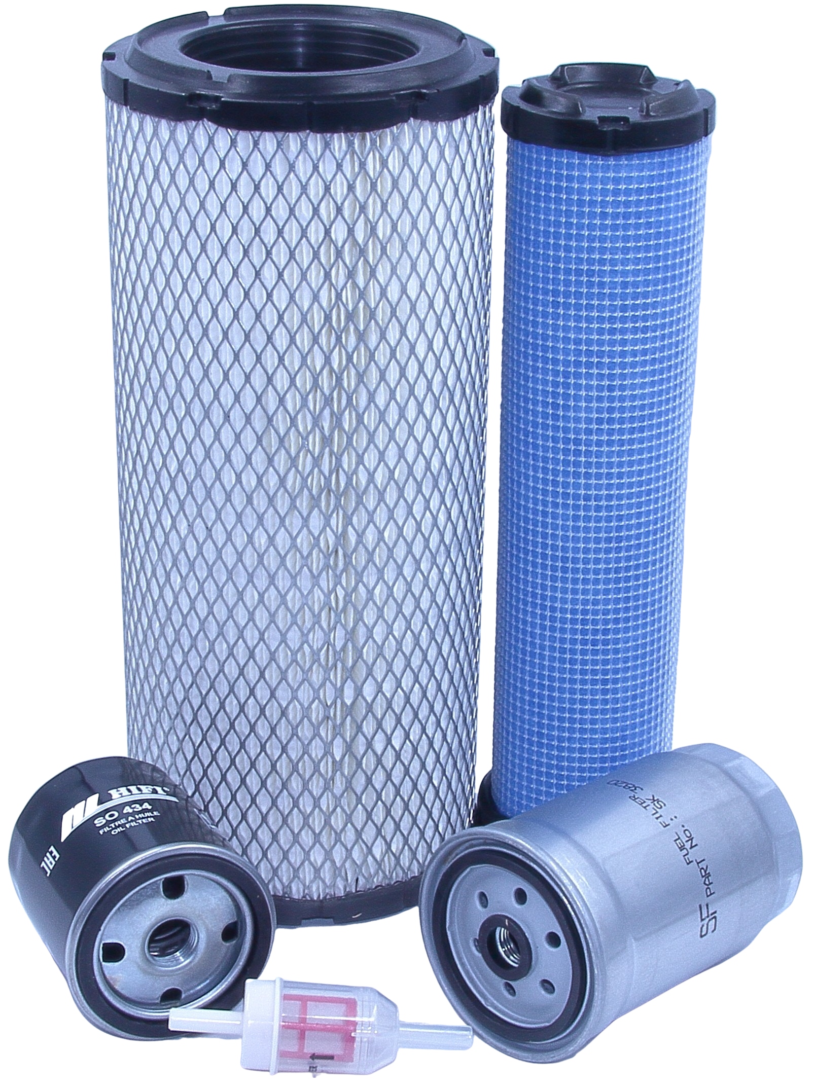 Filtry Wacker WL37 s motorem TD2011L04W, BF4M2011 vzduchu, palivového oleje