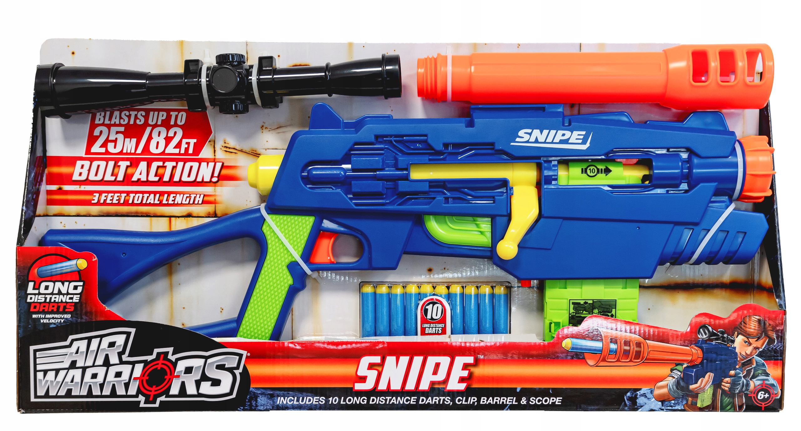 BUZZ BEE KARABIN SNAJPERKA MASTER-TEK +10 STRZAŁEK Marka inna