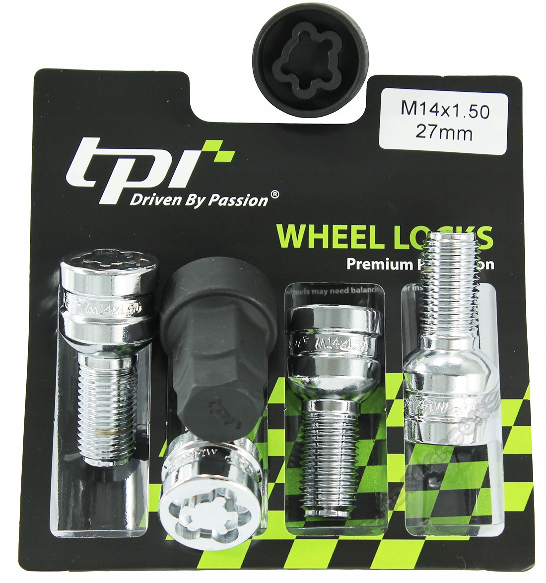 TPI 14X1. 5x27 винтовой замок для Skoda VW