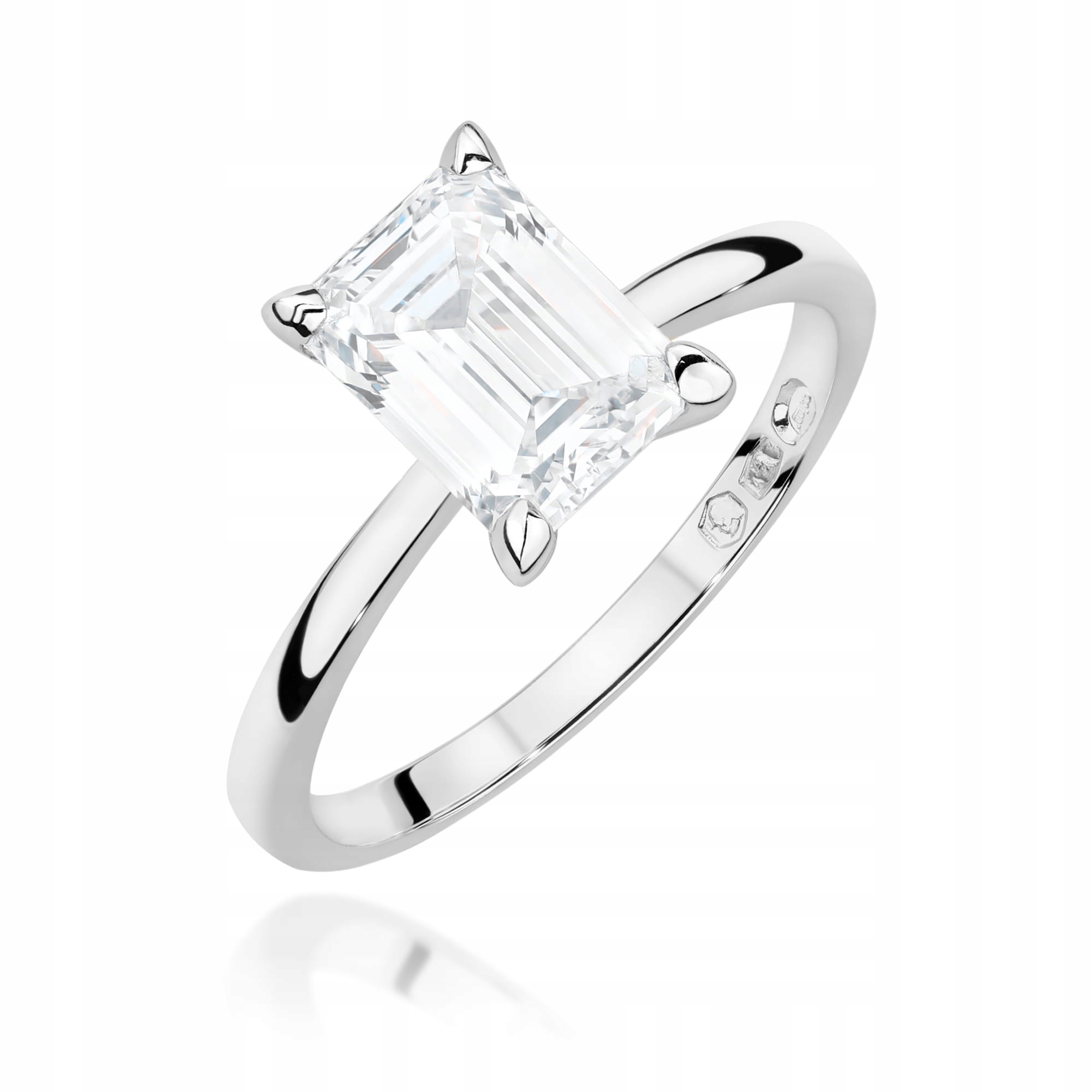 Zlatý Prstýnek 585 S Diamantem 2.00 ct Gravírování Bonus