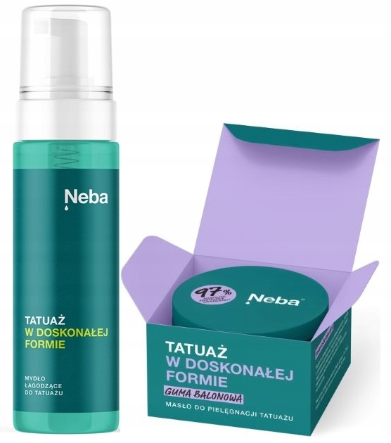 Neba Tattoo Butter Maslo Balánová Guma na tetování 100 ml Pěna Na Mytí