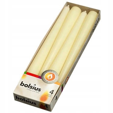 

Świece Bolsius Szpica 4szt. ecru