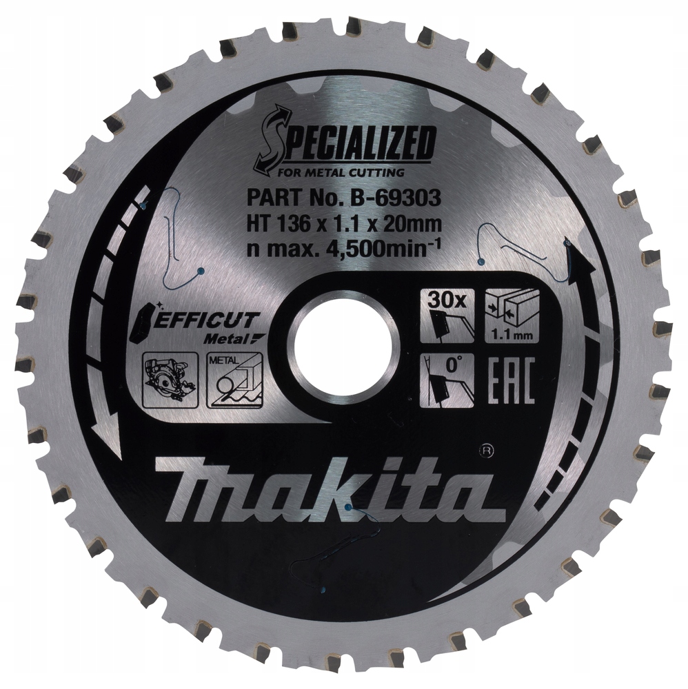 Piła Spiekowa 'efficut' 136X20X30Z Tct B-69303 Makita
