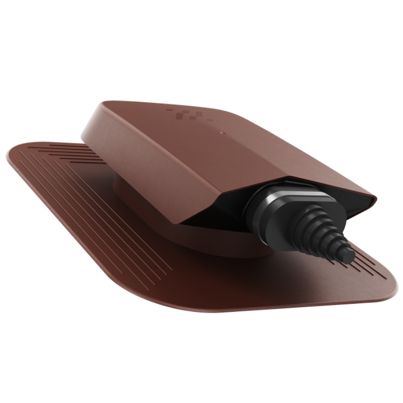 Solární Přechod střešních solárních kabelů Pod Asfaltový Šindel Papu Bronz 8017