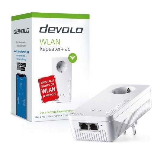 Síťový vysílač Devolo WiFi Repeater+ ac