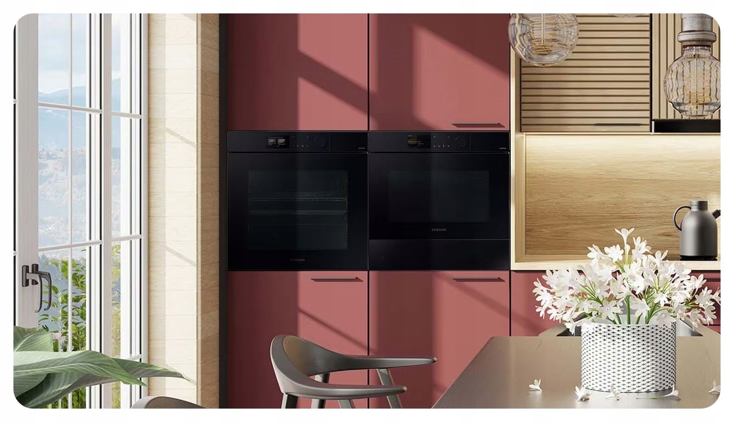 Zestaw AGD SAMSUNG NV7B7997AAK + MG22T8254AB piekarnik z kamerą + mikrofala Marka Samsung