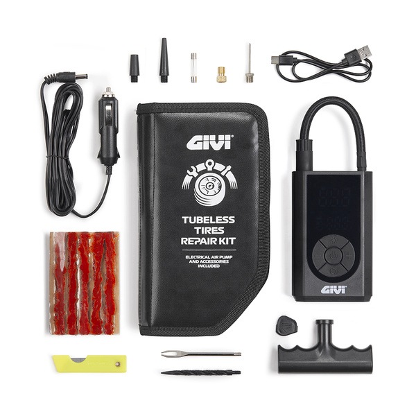 Givi S451 Zestaw Naprawczy Opon Bezdętkowych Z Kompresorem