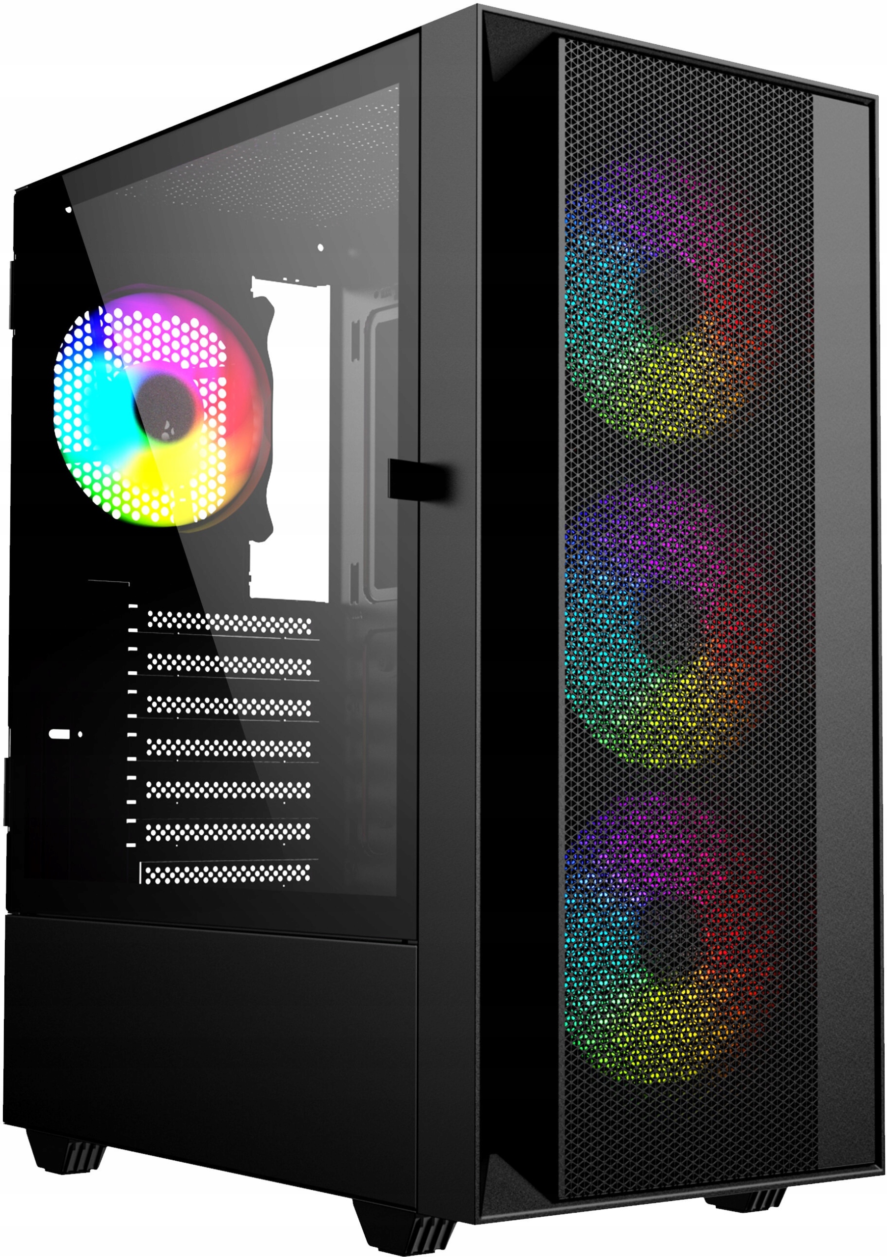 Skříň Gembird Fornax 4000 4xARGB Tvrzené Sklo