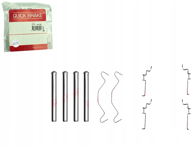 ZESTAW MONTAŻOWY KLOCKÓW TYŁ MITSUBISHI SPACE STAR TOYOTA CELICA