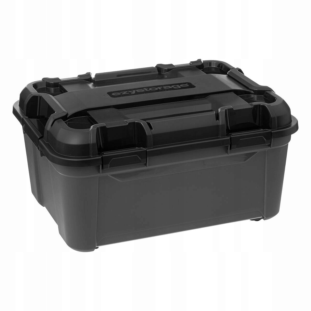 Krabička Na Kolieskach S Pokrievkou Plast 120L 76X58X40 CM Antracitová