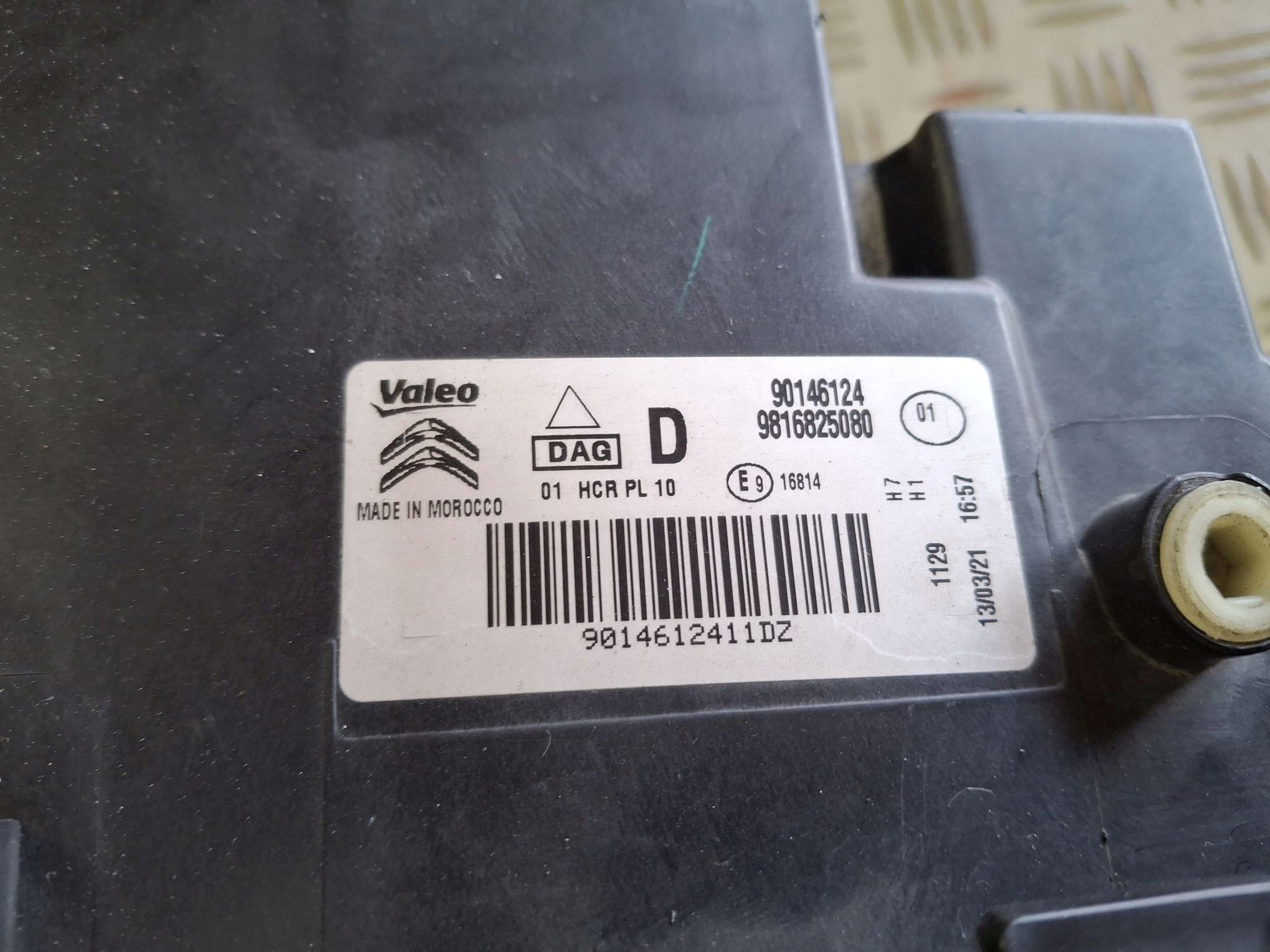 light right front CITROEN BERLINGO IV 2018R->