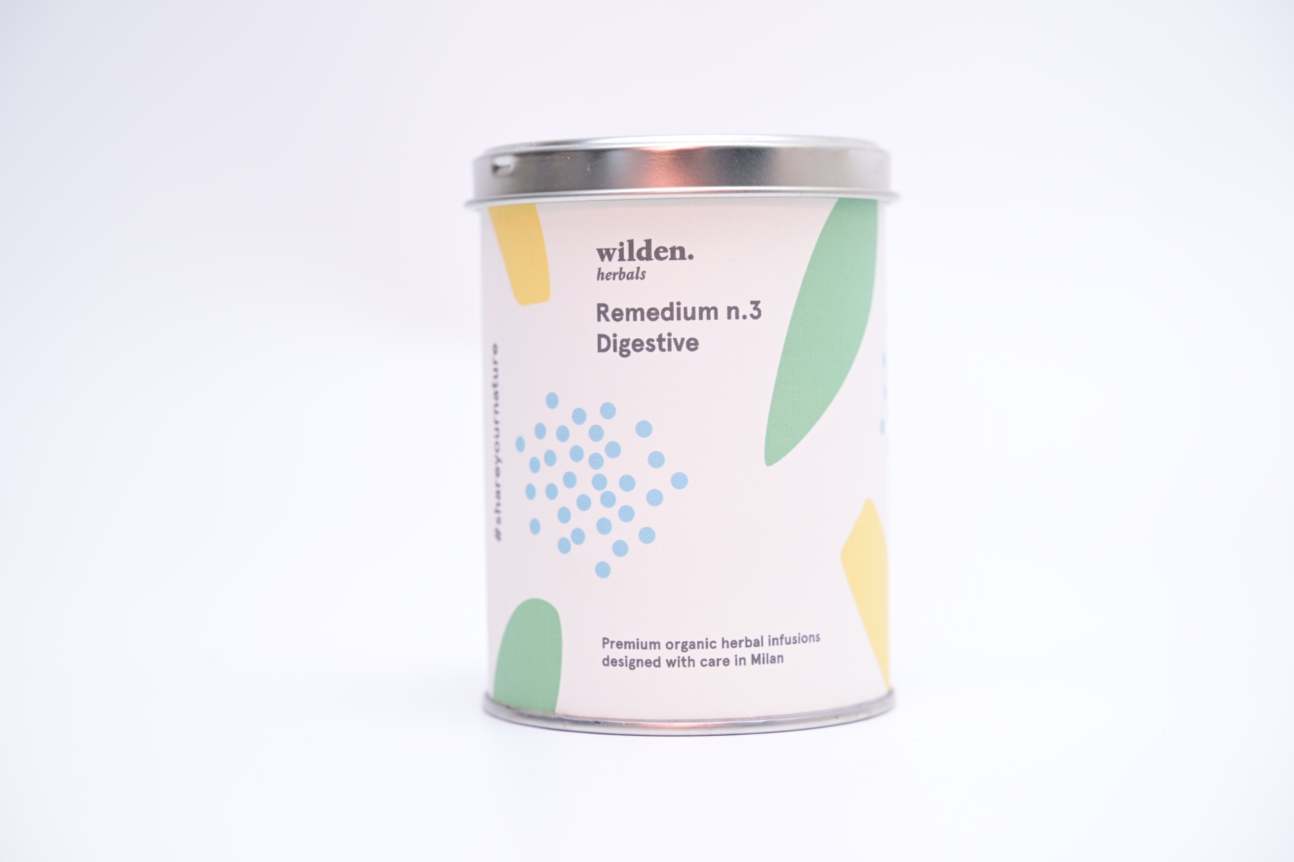 Bylinná směs Remedium n.3 Digestive Wilden Herbals 90 g v plechovce