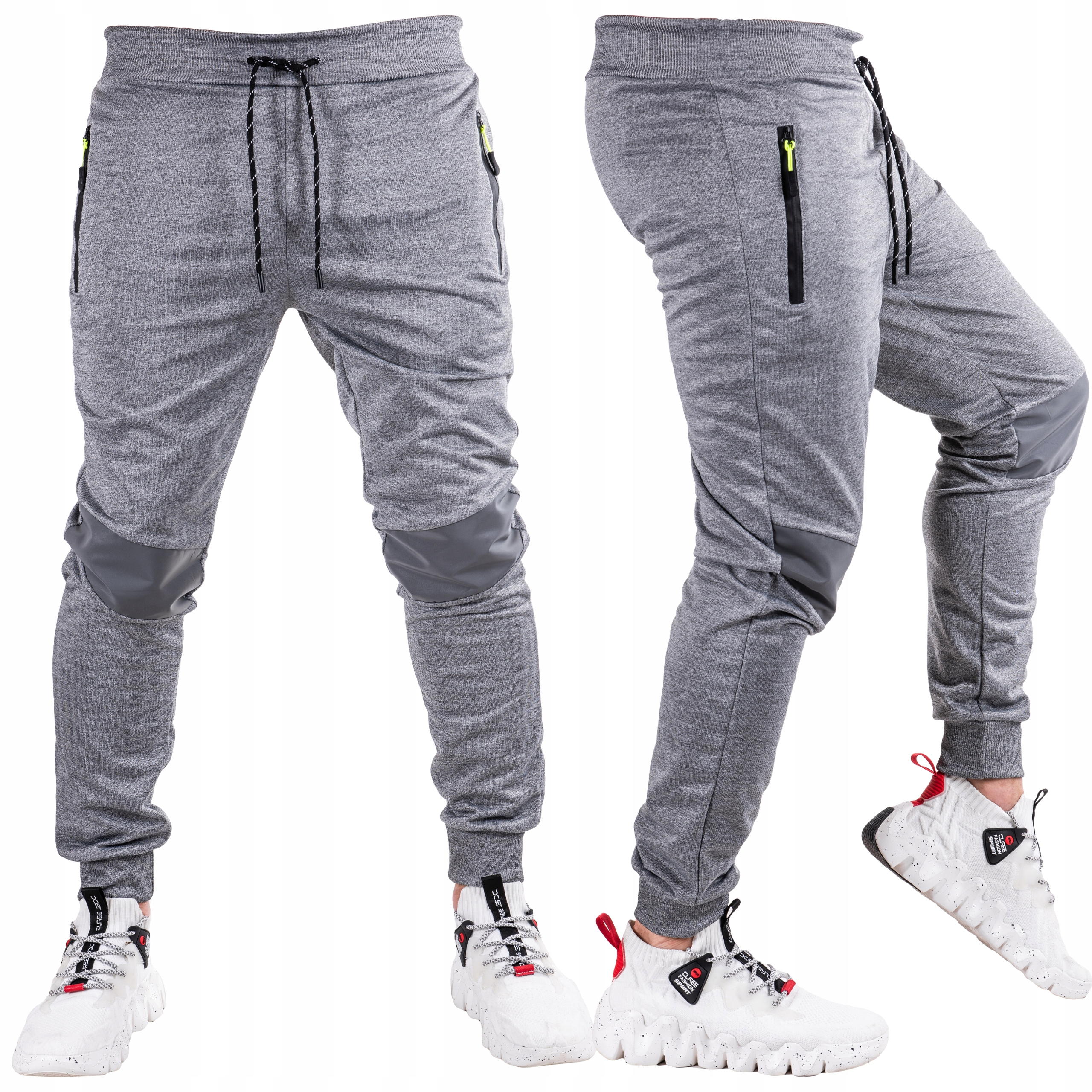 

Szare spodnie dresowe Ortiz r. 3XL