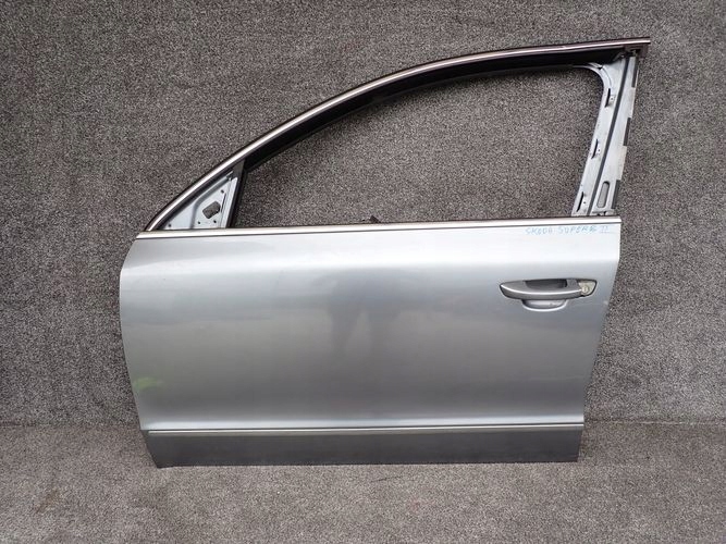SKODA SUPERB II 08- door left front front KPL