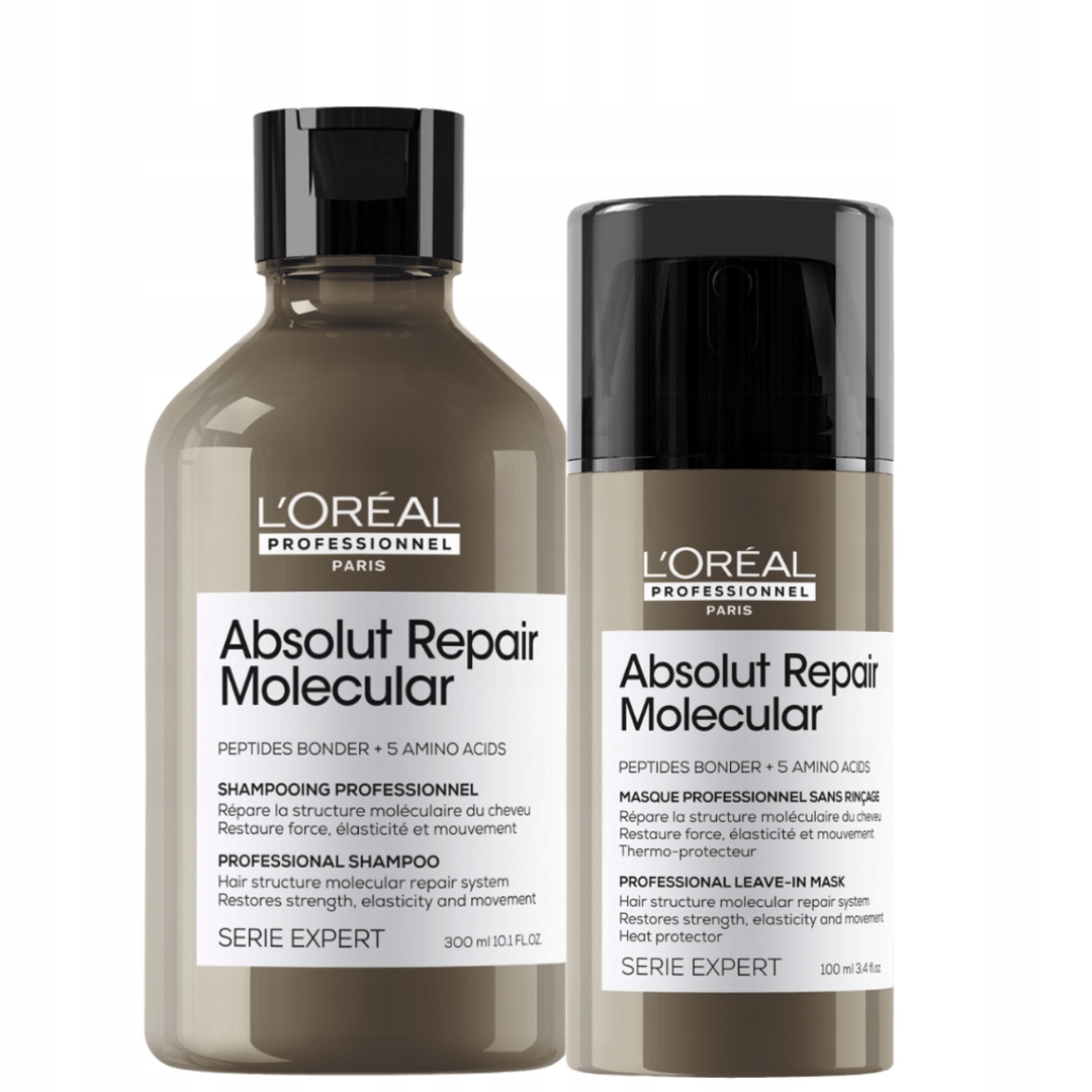 Loreal Professionnel Absolut Repair Molecular Szampon 300ml Maska do Włosów