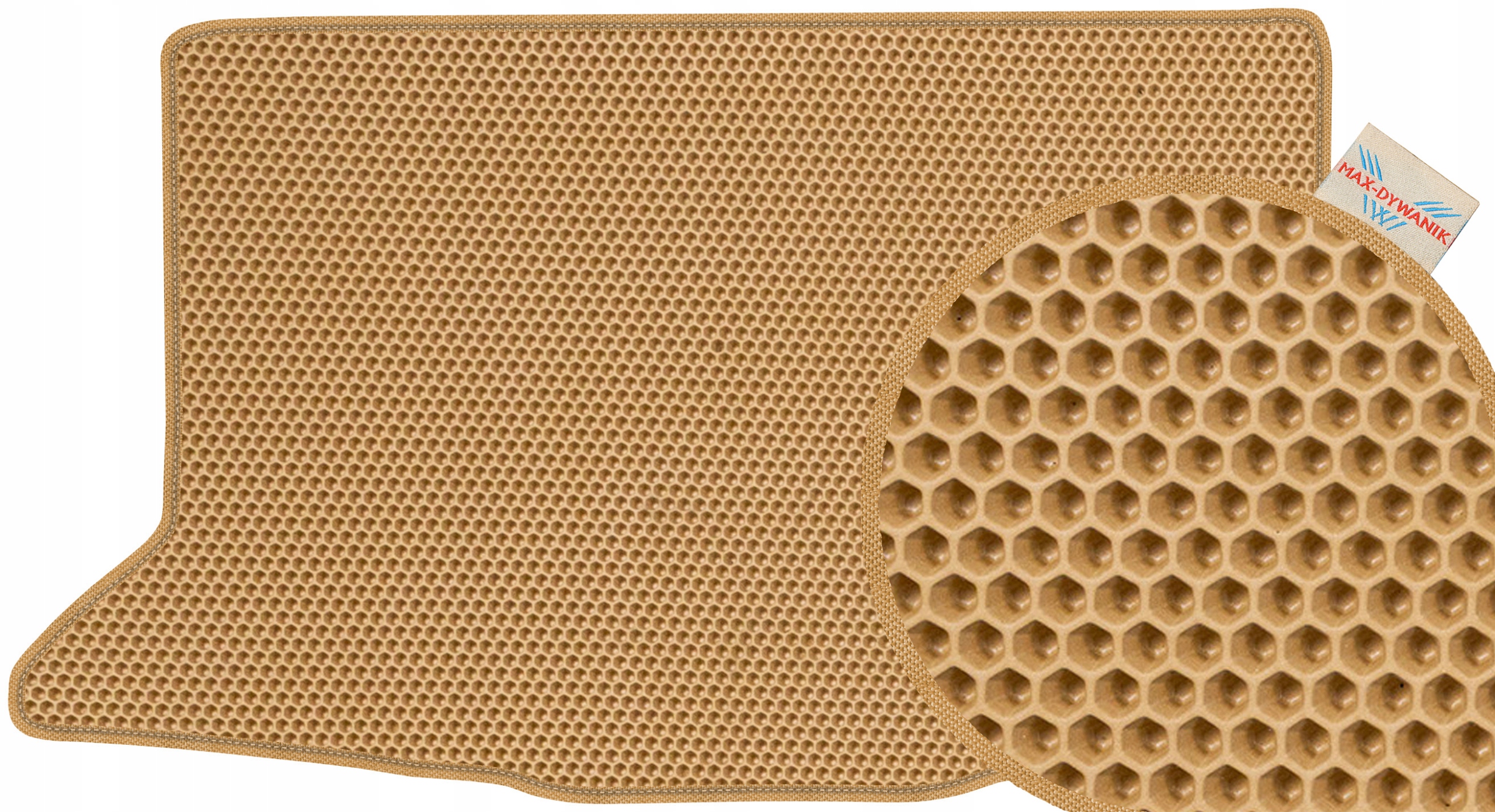 Fiat Sedici Hatchback 2006-2014 Vložka do zavazadlového prostoru Eva Honey Béžová