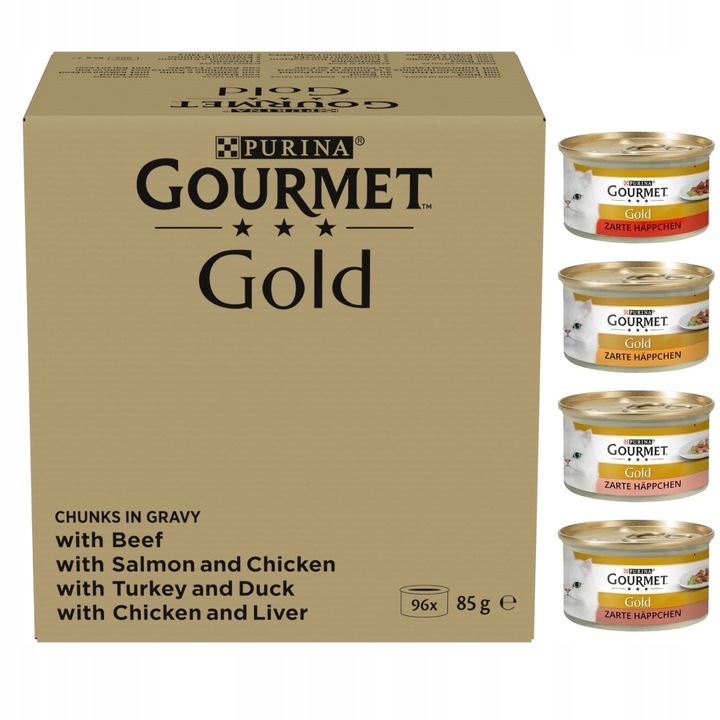 Purina Gourmet Gold Mokra Karma dla Kota kawałki w sosie Mix Smaków 96x85g