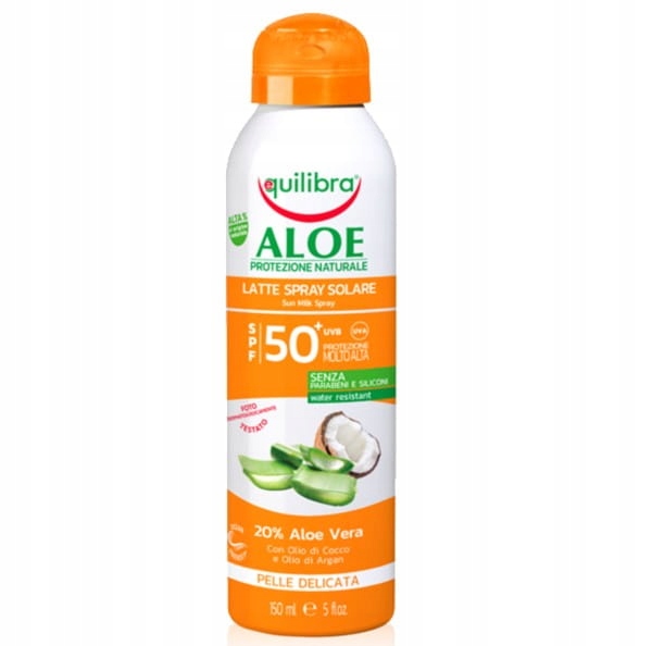 Equilibra Aloe mléko na opalování Spf 50