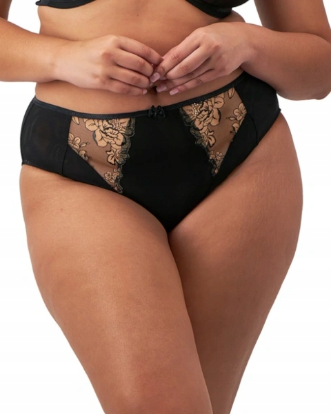 Elomi kalhotky s vysokým pasem Teagan s výšivkou