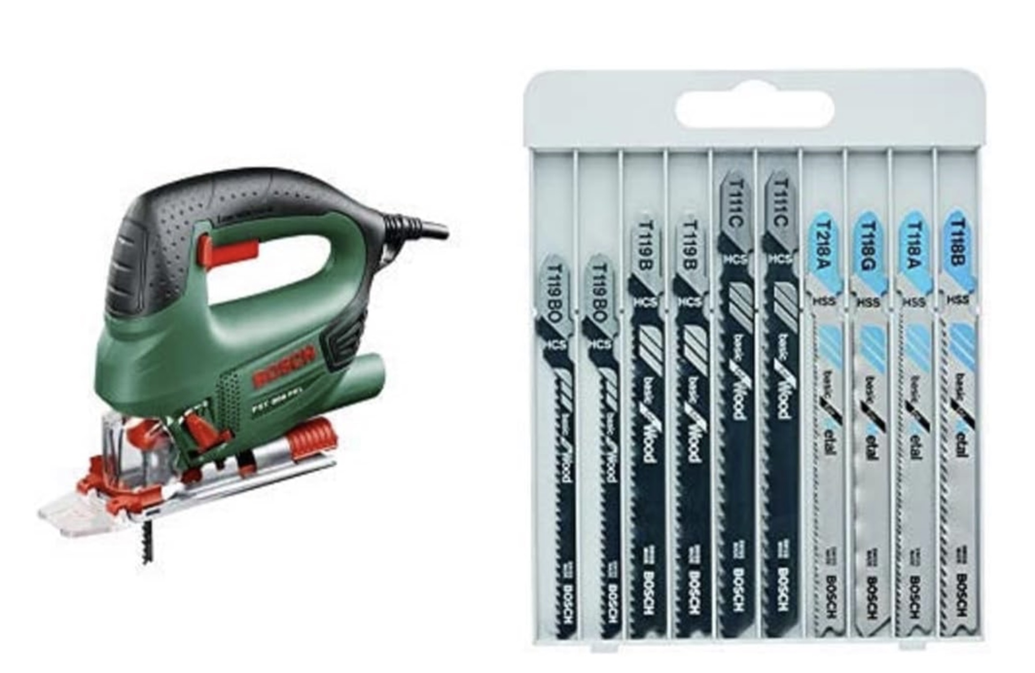 Síťová Pila Pst 800 Pel 530W Bosch Dárek Nože