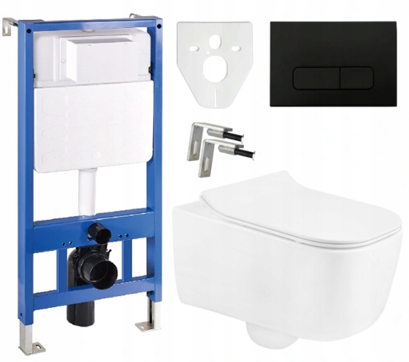 MEXEN ZESTAW WC STELAŻ FENIX MISKA STELLA BIAŁA