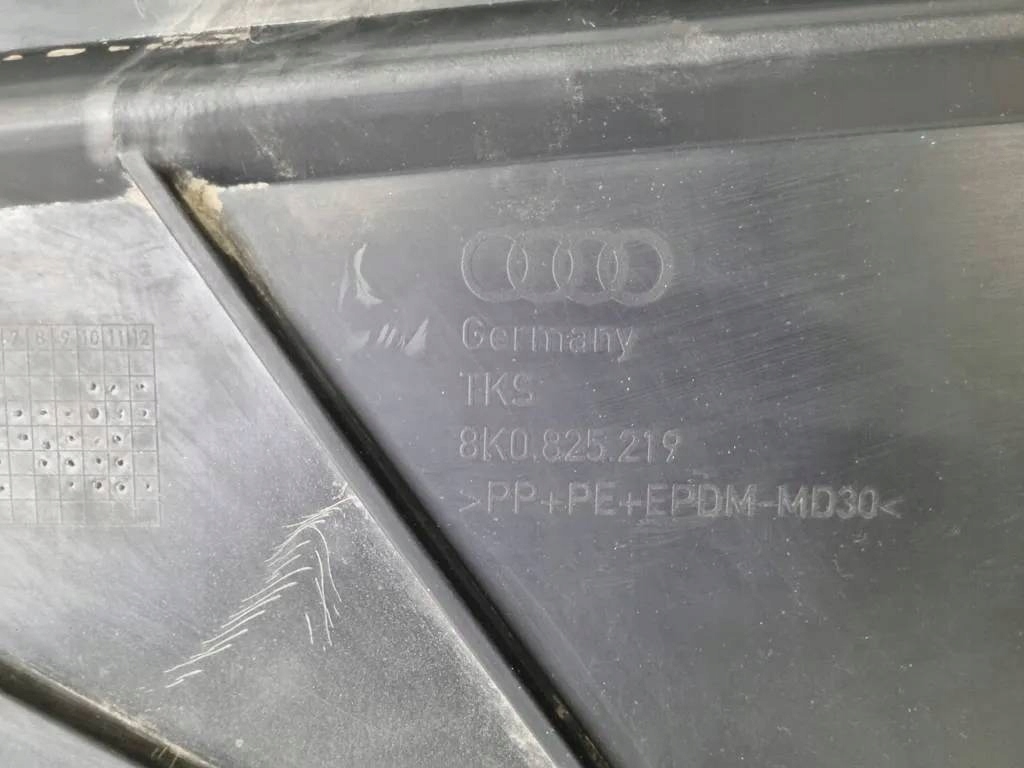 Blende Abdeckung Unterfahrschutz heck Audi A4 B8 facelift 2013 8K0825219