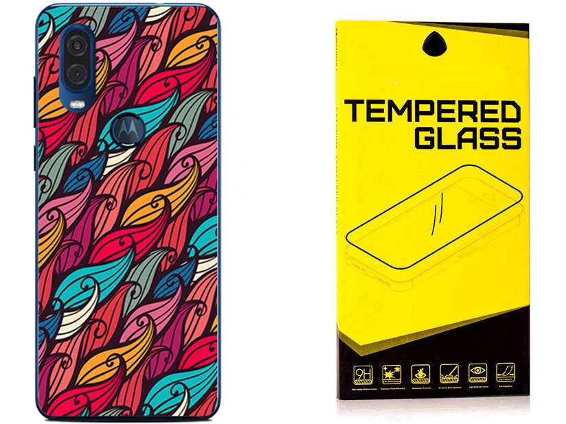 

Etui Guma Foto Do Motorola One Vision Szkło 9H