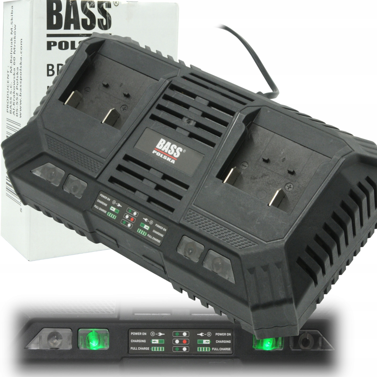 Bass Polska Ładowarka Bateri LiIon Akumulatora 24V