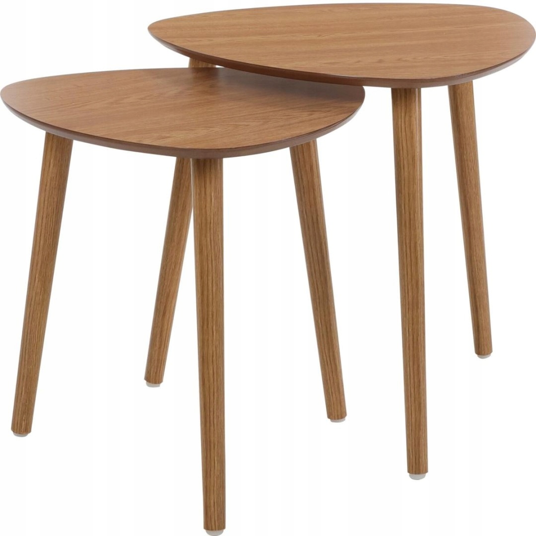 Sada ODkládacích Stolků Kávových S Dřevěnou Deskou Excellent Houseware