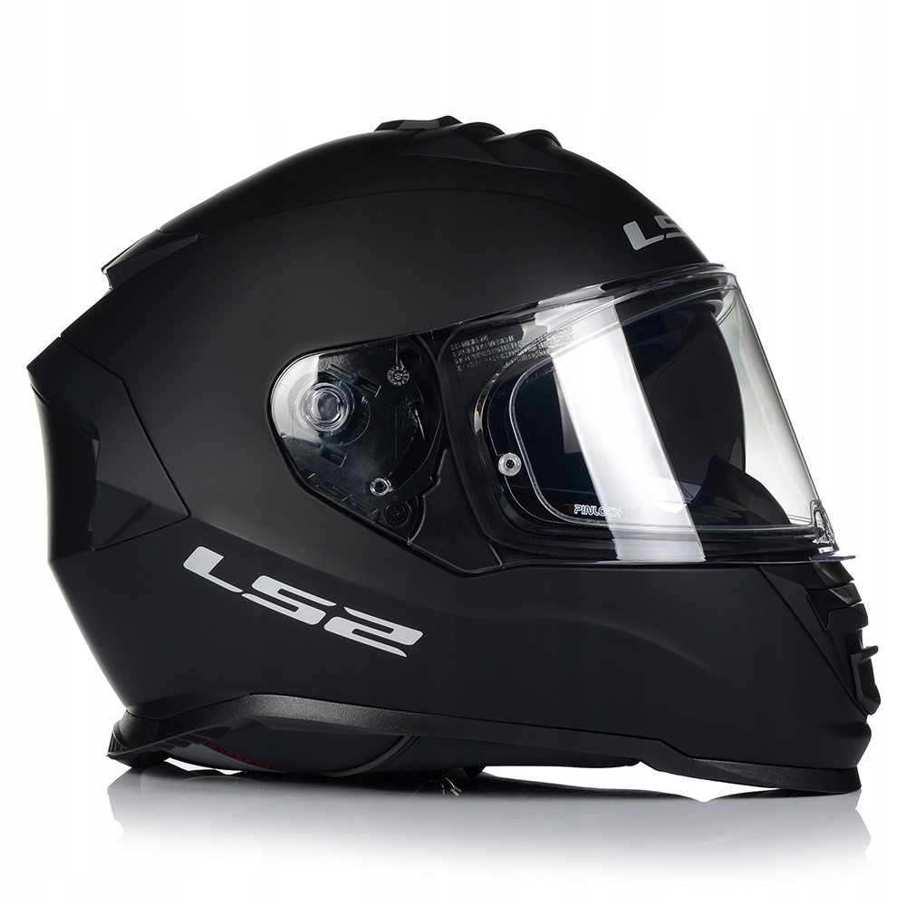 KASK MOTOCYKLOWY LS2 FF800 STORM II CZARNY MATT + PINLOCK + BLENDA 22.06 Rodzaj zapięcia mikrometryczne