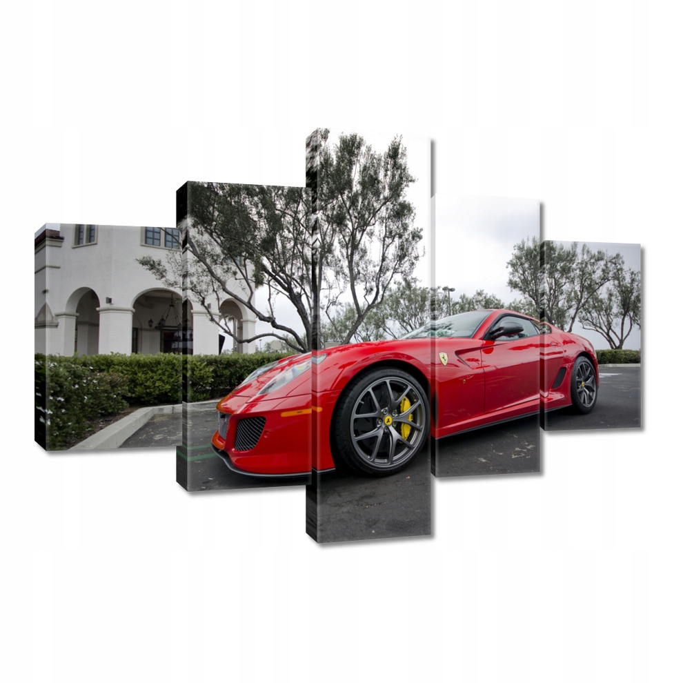 

Obrazy 100x70 Czerwony samochód Ferrari