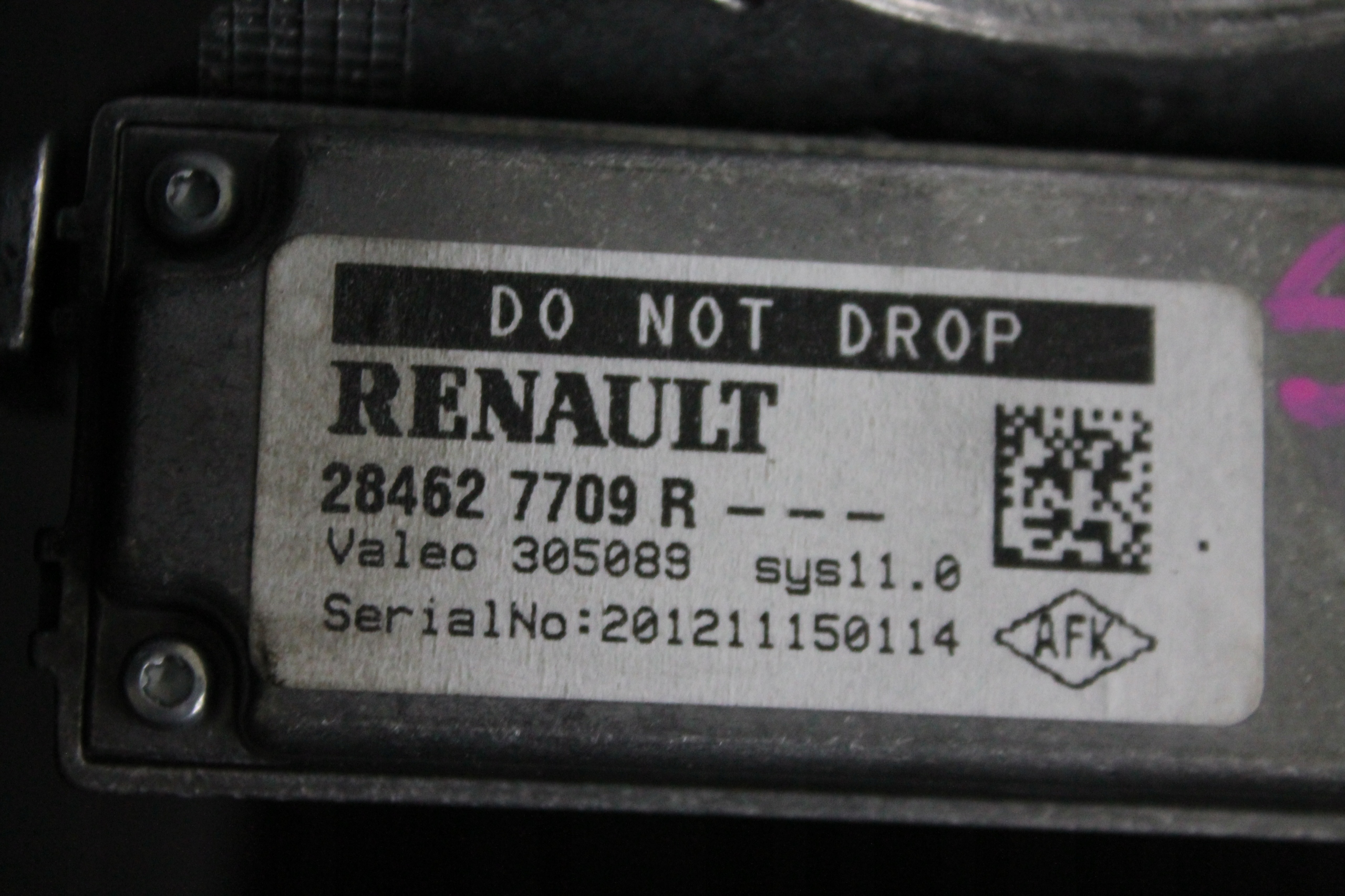 KAMERA TORU de guide 284627709R SCENIC III LIFT