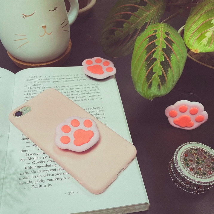 

Podstawka, uchwyt na telefon Kocia Łapa