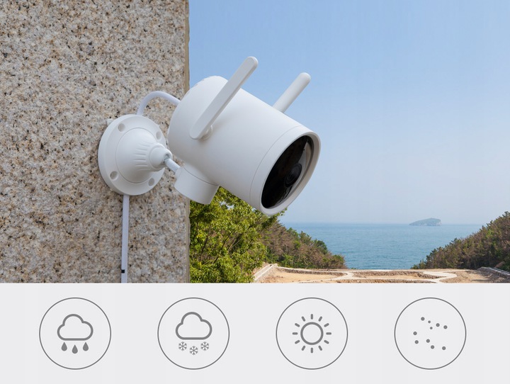 KAMERA ZEWNĘTRZNA BEZPRZEWODOWA OBROTOWA WIFI IP! Nośnik danych SD