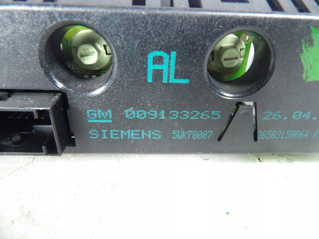 OPEL AGILA Schermo 009133265